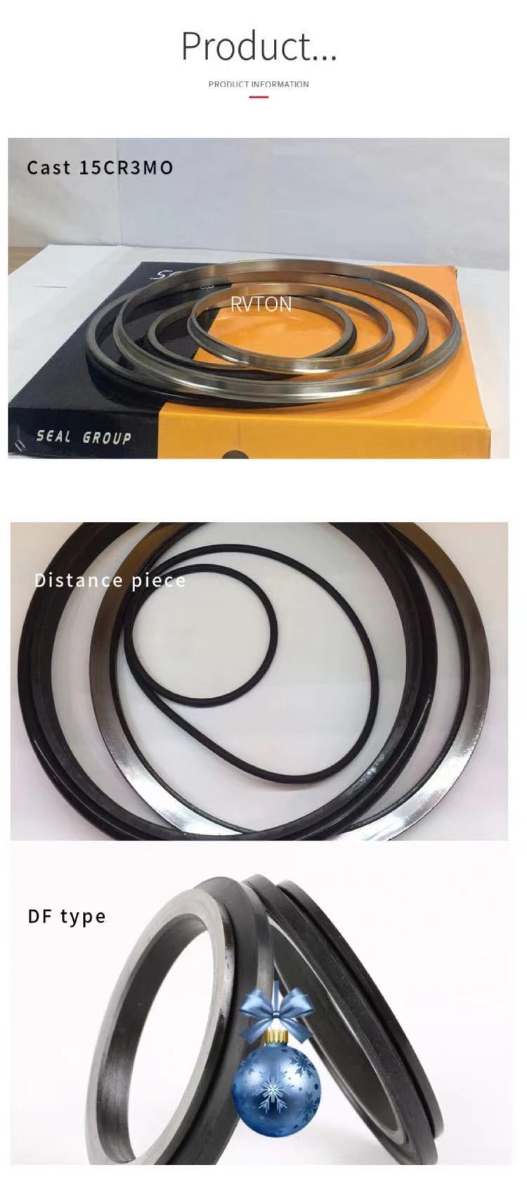 Hydraulic Excavator Spare Parts CR3518 Mechanical Face Seal Supplier