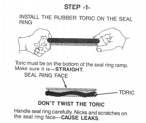 duo cone floating seal install