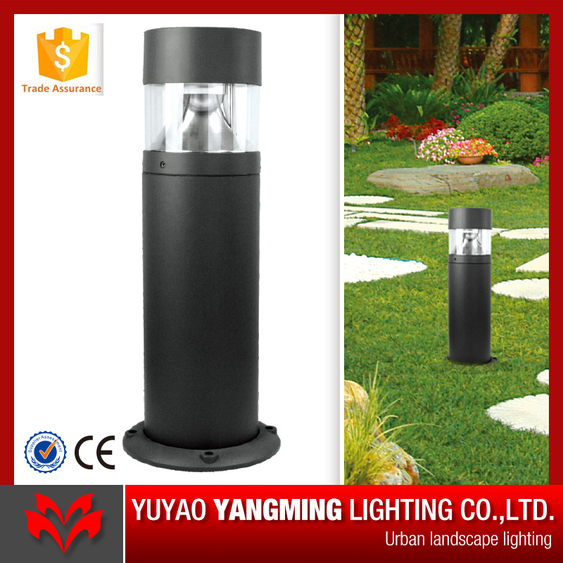 YM-6220C 800 мм литого литого алюминия Bollard Lawn Lights