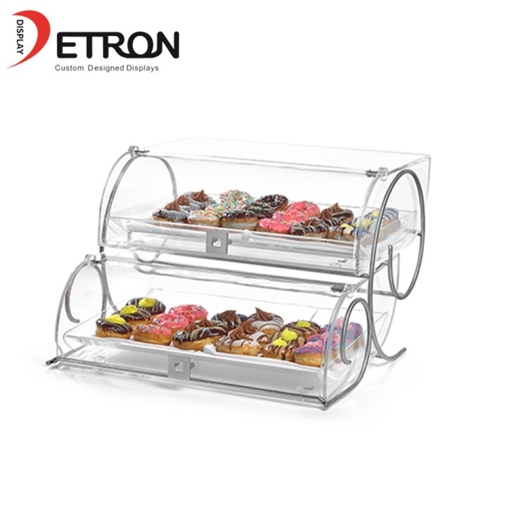 2019 china supplier acrylic countertop cake display cabinet cake bakery display stand