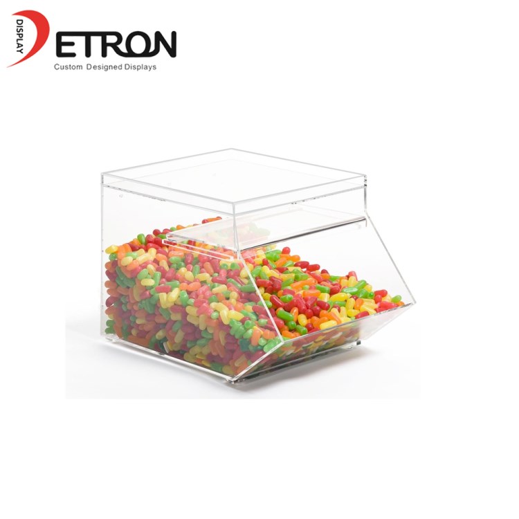 China made acrylic candy dispenser transparent acrylic candy box