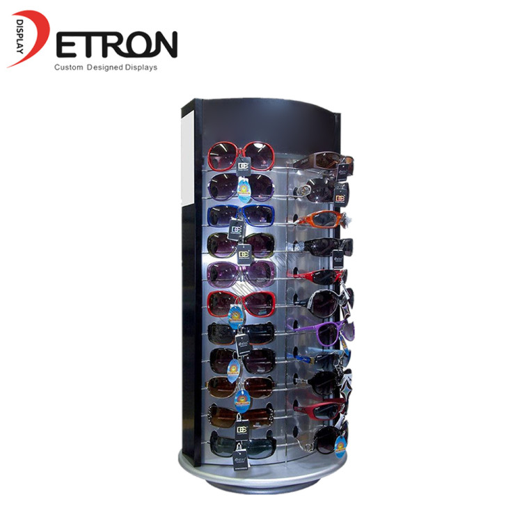中国厂家旋转亚克力眼镜展示柜太阳镜展示架中国制造