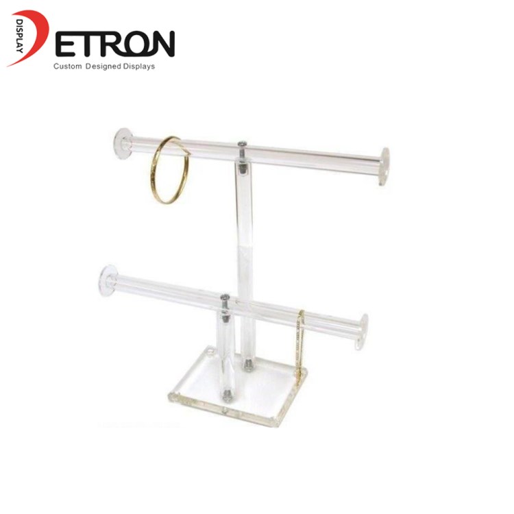Custom clear jewelry display stand bracelet display case acrylic display stand china made