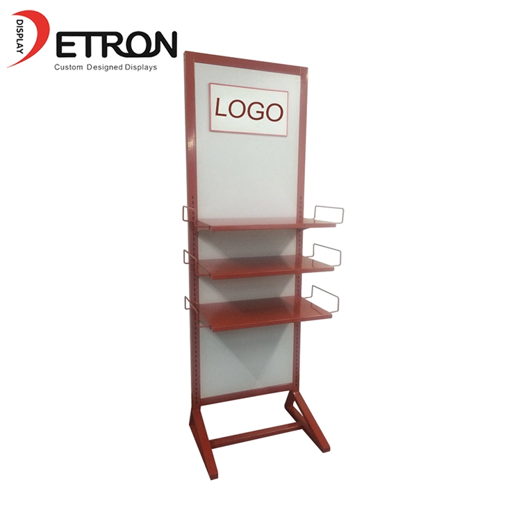 China Durable customized flooring grocery pegboard metal stand manufacturer