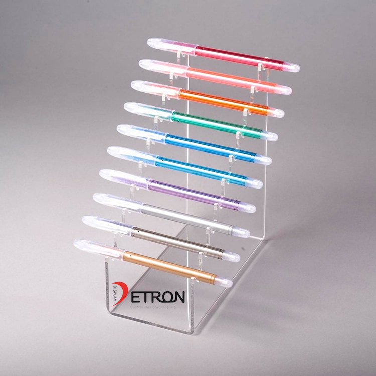 Factory direct customized countertop acrylic small display stand for pen