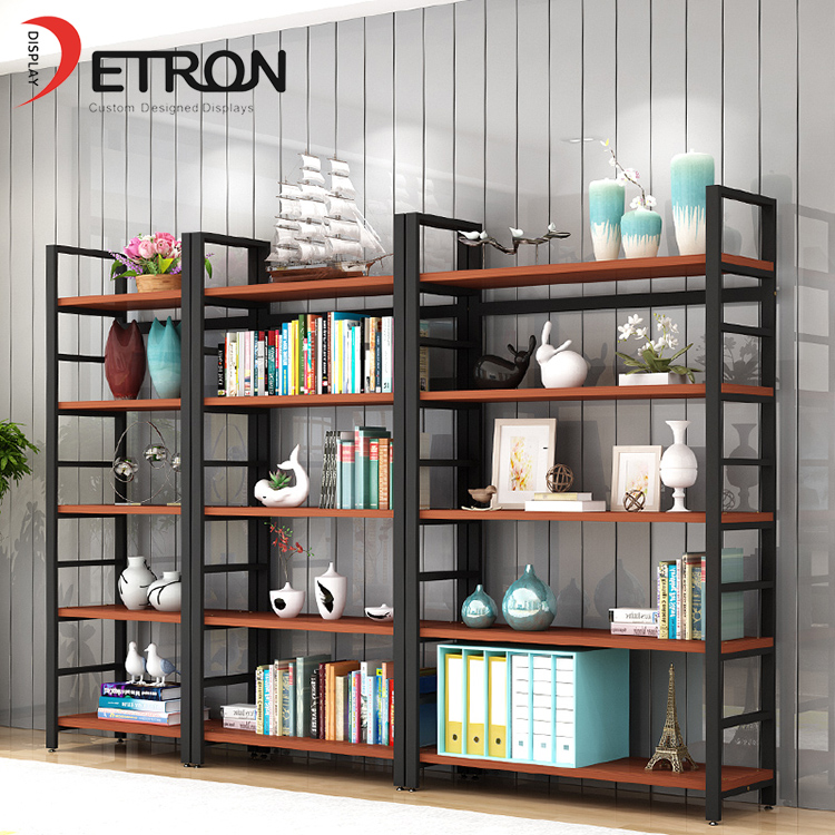 Metal partition combination 5 tiers living room display shelves for home