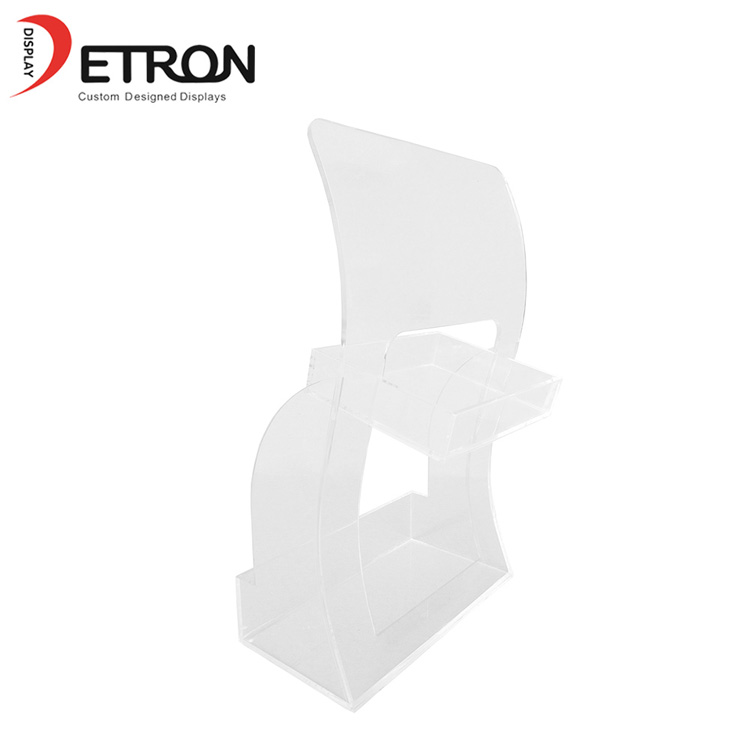Wholesale clear acrylic counter display stand for contact lenses