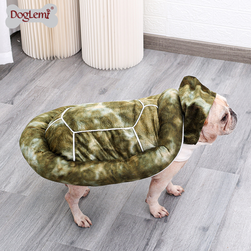 2 в одной функциональной костюме домашних животных одежда собака зимний пончик кровать черепахи дизайн пальто и постельное белье