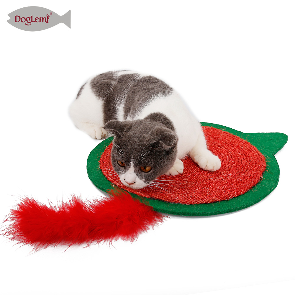 多功能圣诞节猫抓板睡垫