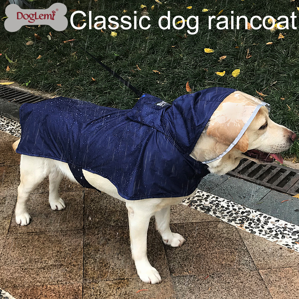Classic dog raincoat