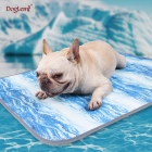 China Cooling Pet Blanket for Sleeping, Summer Ice Cool Breathable Dog Mat,Marble Design Dog Cooling Pad manufacturer