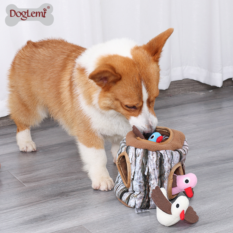 DogLemi IQ益智狗玩具树鸟训练缓解压力 宠物消耗精力训犬玩具