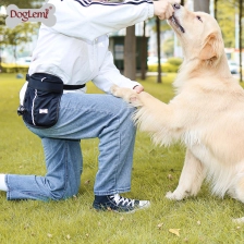 porcelana Doglemi Dog Trate Formar Bolsa de entrenamiento con cintura ajustable y soporte del dispensador de la bolsa de caca, lleva fácilmente la bolsa de asas fabricante