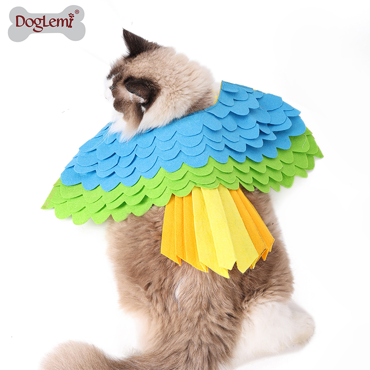 Fancy Bird Design Cat Catume Костюм Косплей Мода Хэллоуин Фестиваль Партия Кошка Небольшое животное Одевайся одежда
