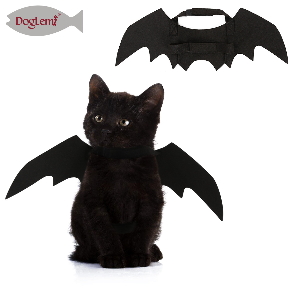 Halloween pet bat wings