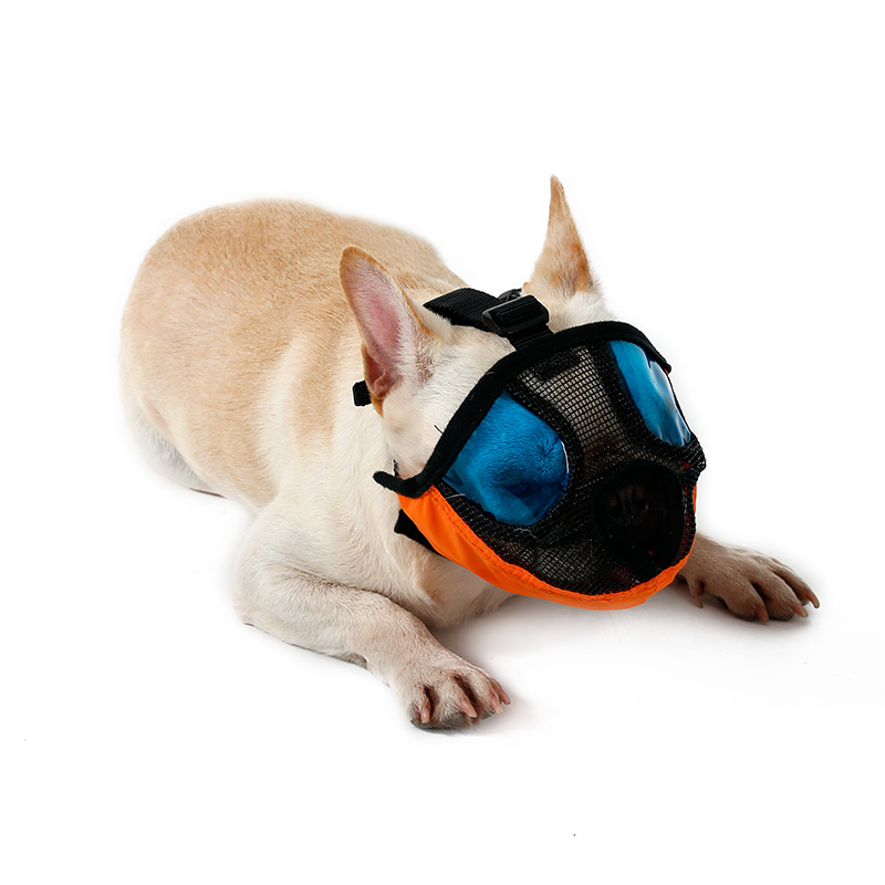 Neue flache Nase Hund Anti-Biss-Mottenetz Mund Abdeckung