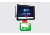 China Verificador de preço de 10,1 polegadas com scanner de código de barras 2D fabricante