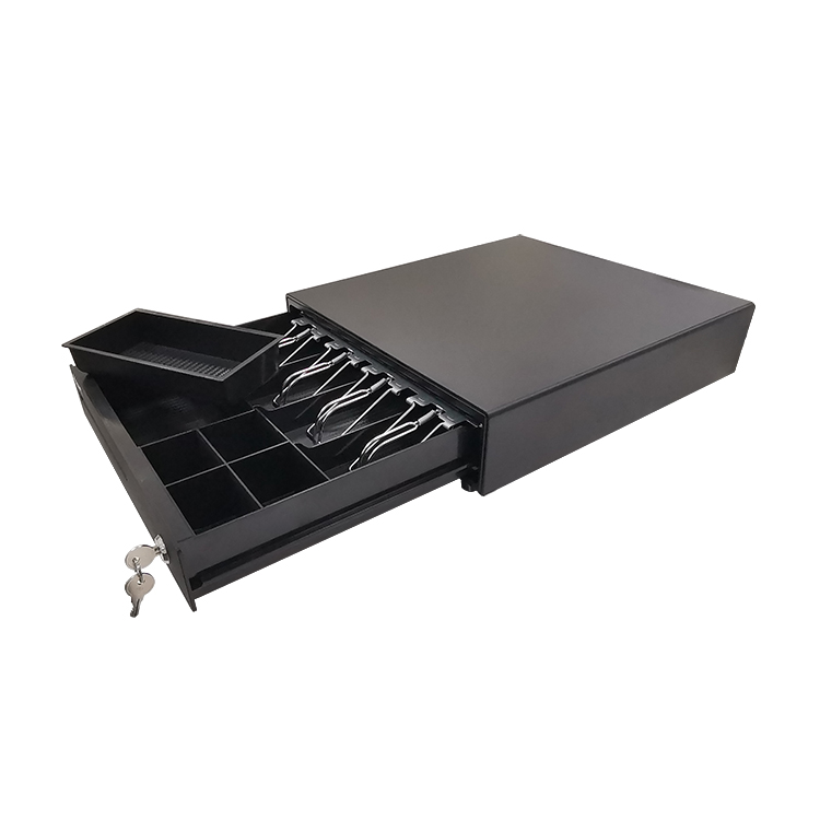 (ECD-330D) Mini Metal POS Cash Drawer with Plastic Inner Tray
