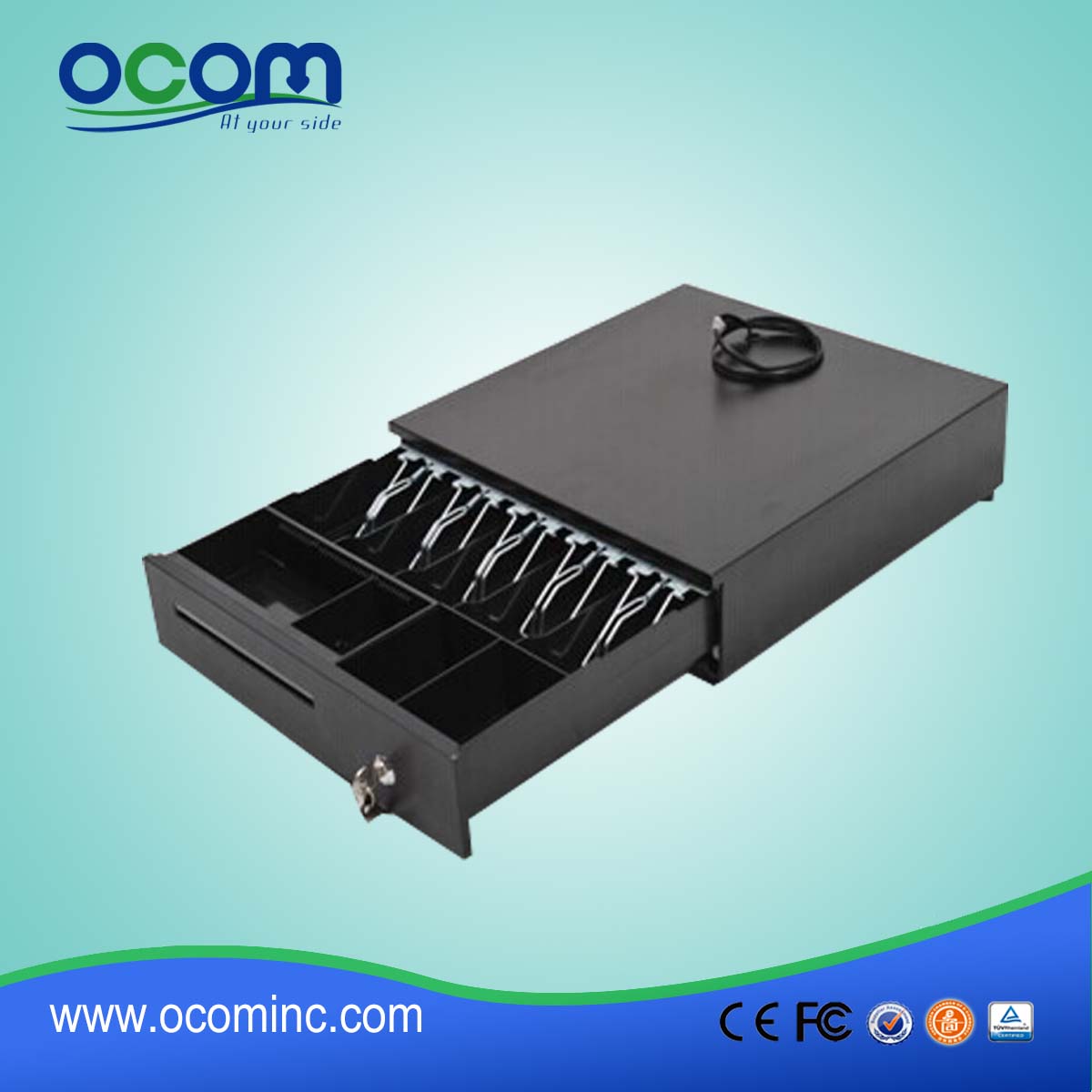 (ECD405B) 405 mm de ancho Metal Plastic POS Cash Drawer