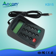 China KB15 Programmable LCD RS232 Customized Numeric 15keys PinPad manufacturer