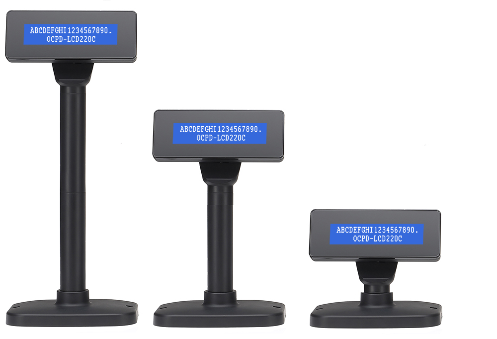 (LCD220C) Double Line LCD POS Cliente Display