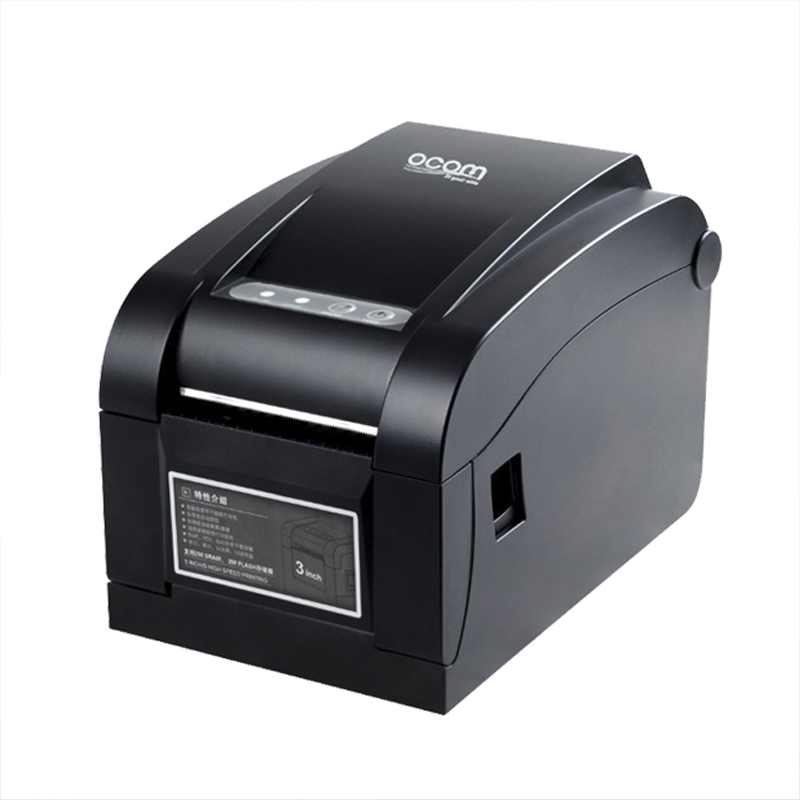 (OCBP-005) 3英寸直接热敏条形码标签打印机支持热敏卷纸和不干胶纸