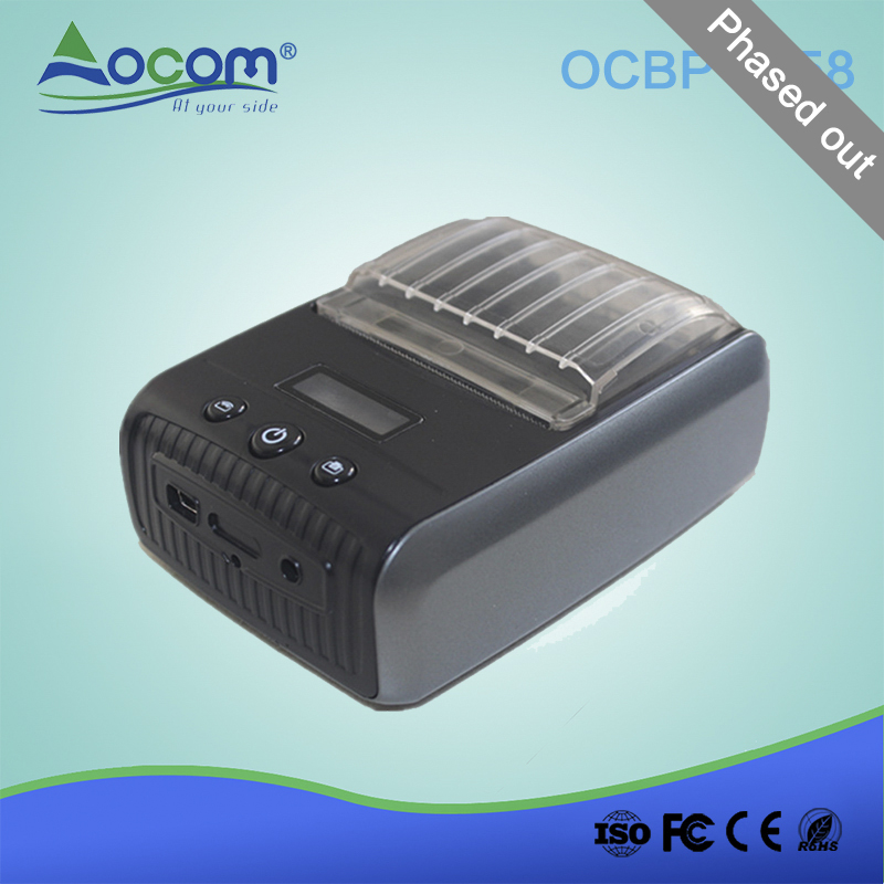58MM Mini portátil Bluetooth Barcode Label Printer (OCBP-M58)