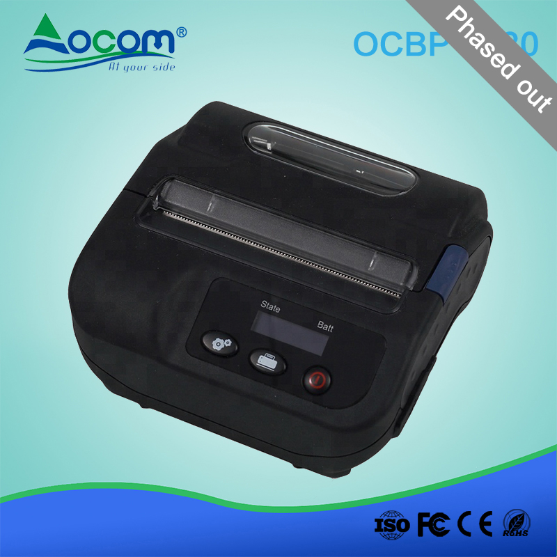 Bluetooth portátil de código de barras térmica Impresora de etiquetas (OCBP-M80)