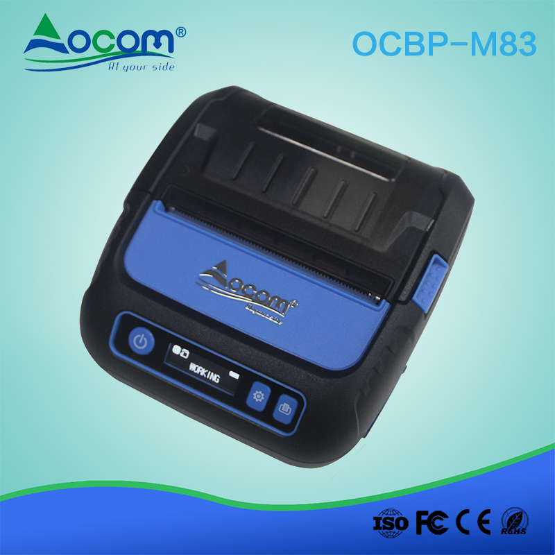 (OCBP-M83) Mini przenośna drukarka termiczna Bluetooth z systemem Android i Wifi