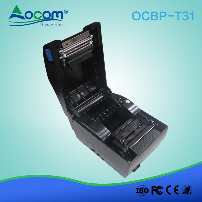 (OCBP-T31)3 inch direct thermal barcode printer adhesive label sticker