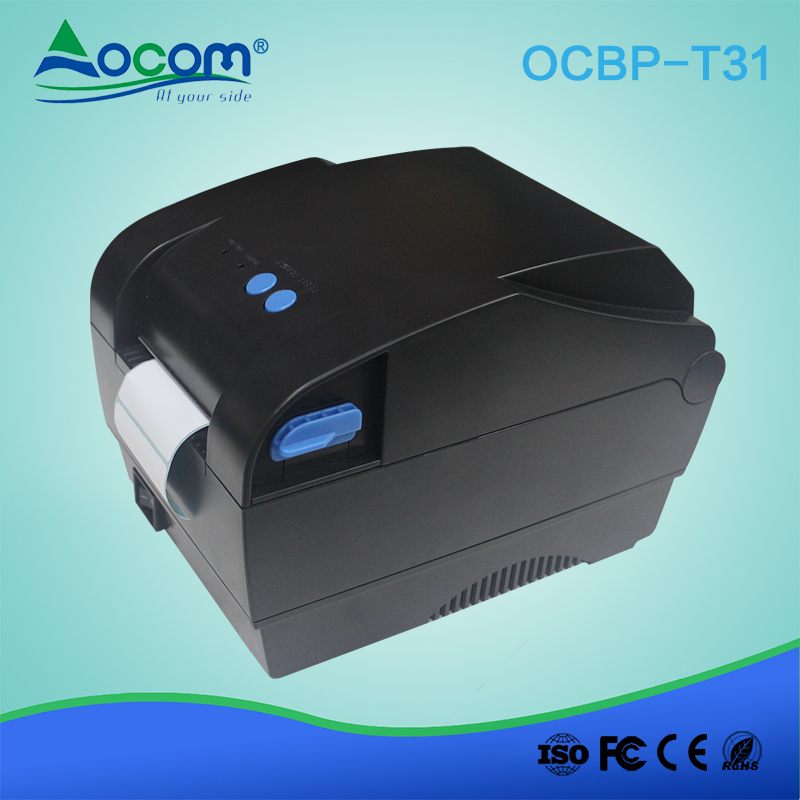 (OCBP-T31)80mm thermal printing sticker bar code label printer machine