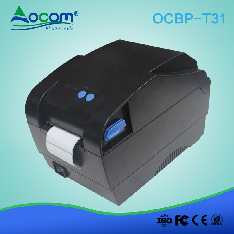 (OCBP-T31) Θερμοκρασία ευαίσθητη αντίσταση αυτοκόλλητο ετικέτα μηχανή εκτύπωσης εκτυπωτή