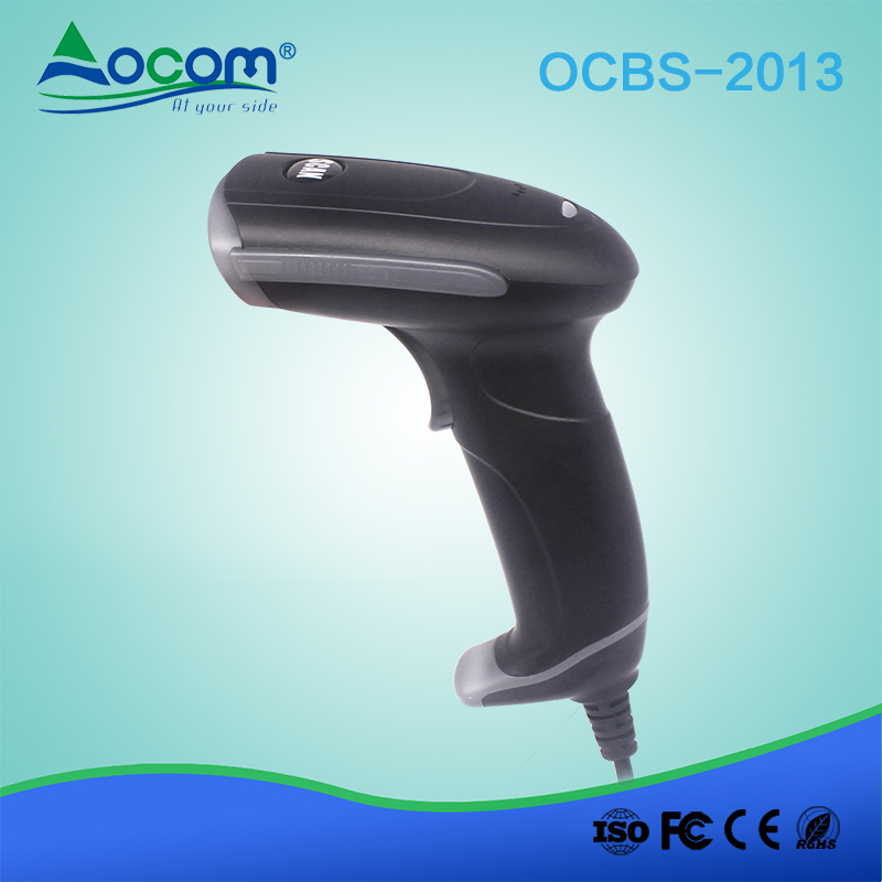 (OCBS-2013) 1D/2D Laser USB Wire Portable Barcode Scanner