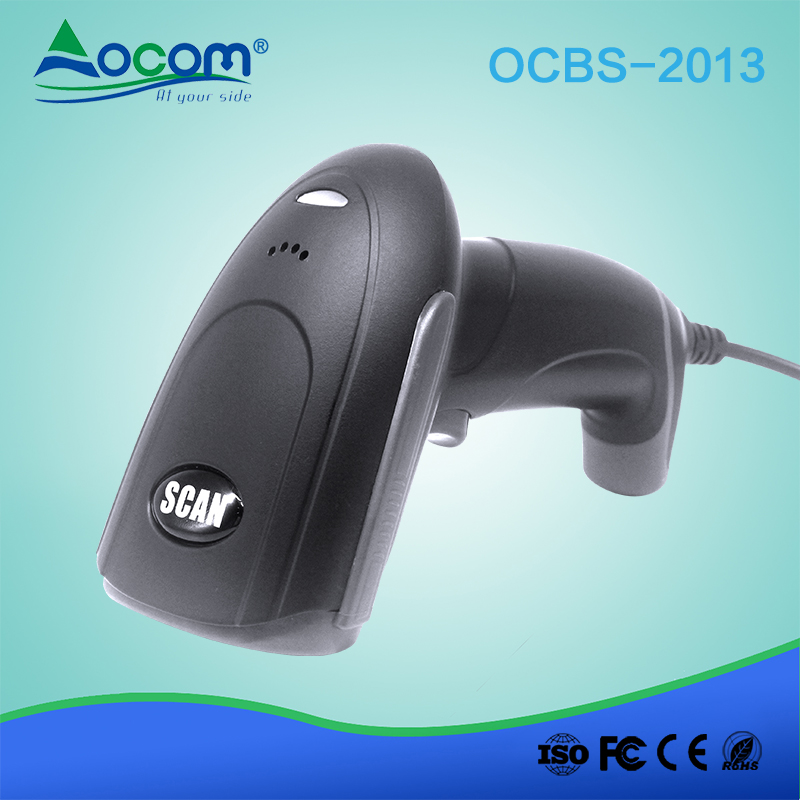 (OCBS-2013) 1D/2D Laser USB Wire Portable Barcode Scanner