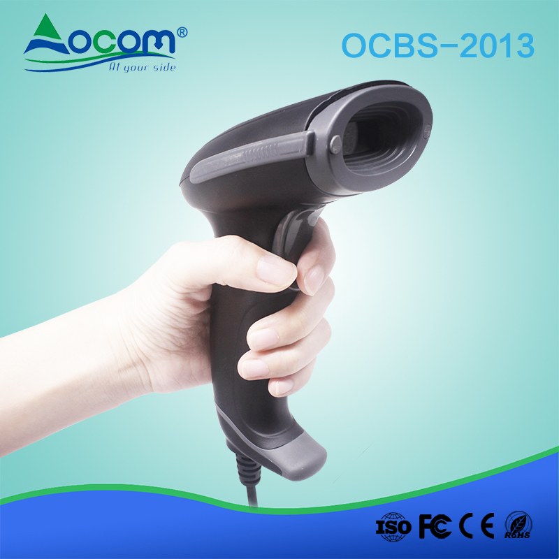 （OCBS -2013）1D / 2D高像素USB线便携式条形码扫描仪