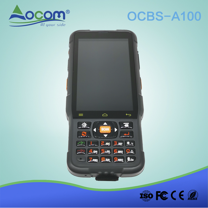 (OCBS -A100) Skaner kodów kreskowych Android z podstawką Android Przemysłowy PDA RFID