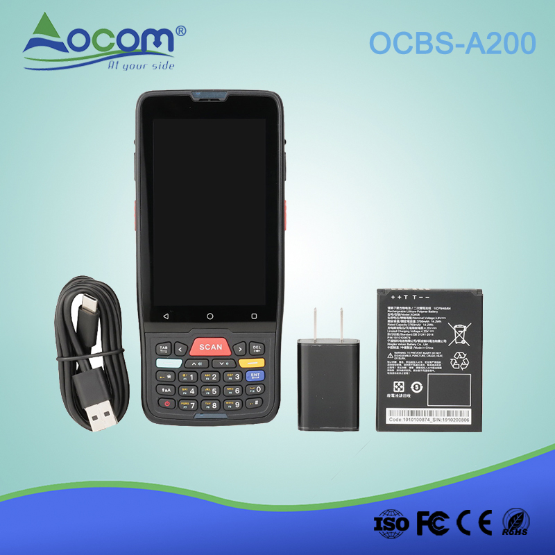 (OCBS-A200)  handheld 2d barcode scanner mobile android 9.0 pda for stock control