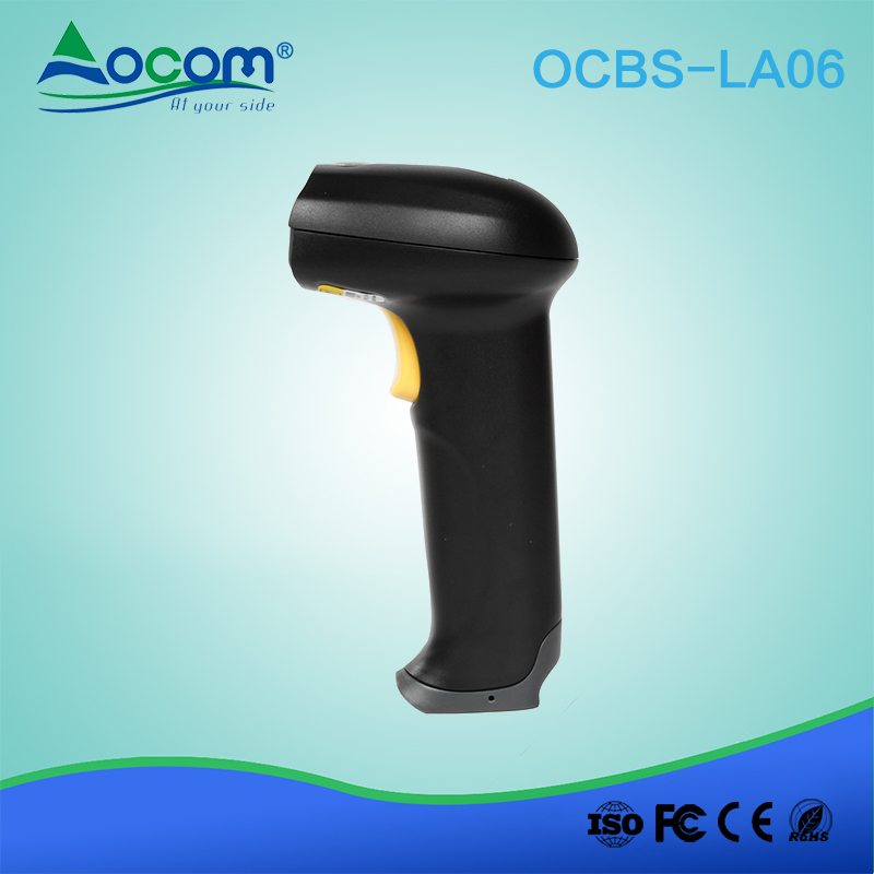 (OCBS-LA06) Auto-Sensor 1D Handheld Laser Barcode Scanner mit Ständer