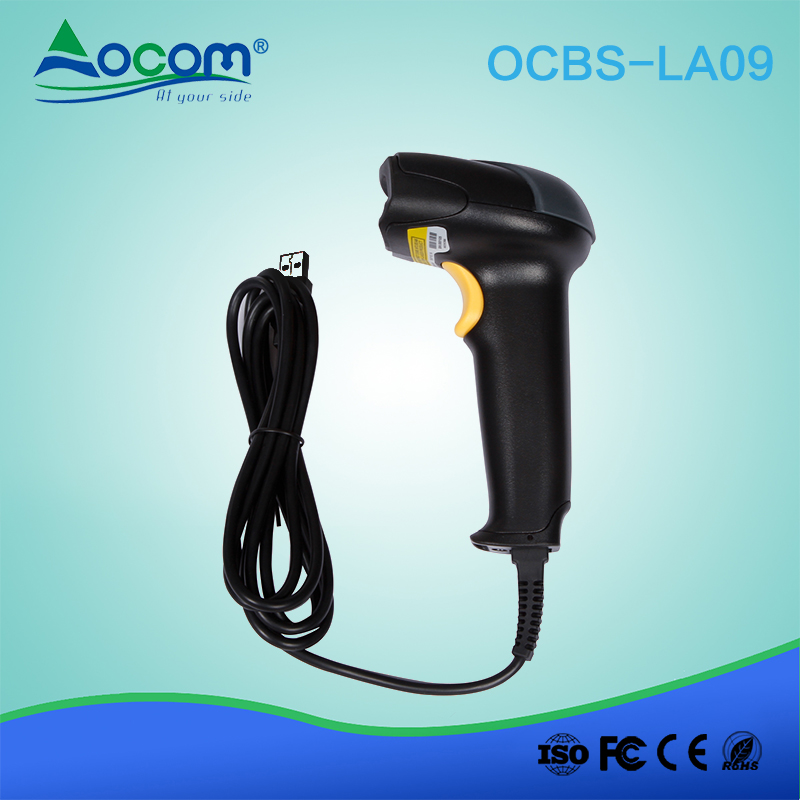 (OCBS -LA09) scanner tenu dans la main de code barres de laser de détection automatique de 32 bits avec le support
