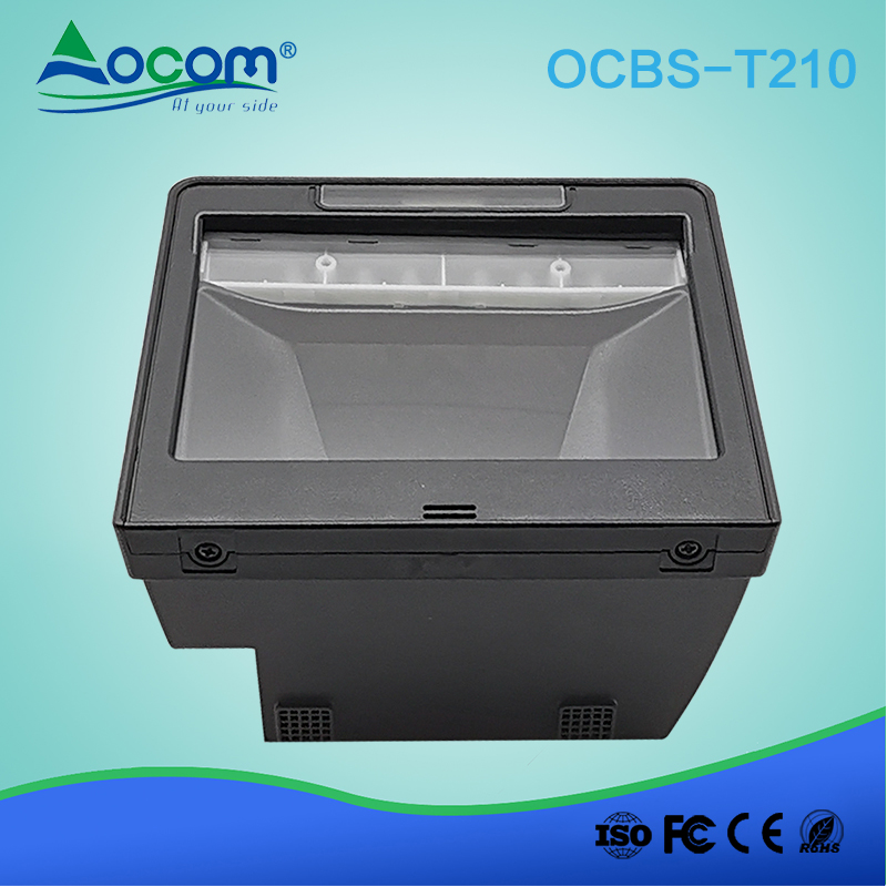 (OCBS -T210) Всенаправленный настольный супермаркет USB 2D сканер штрих-кода