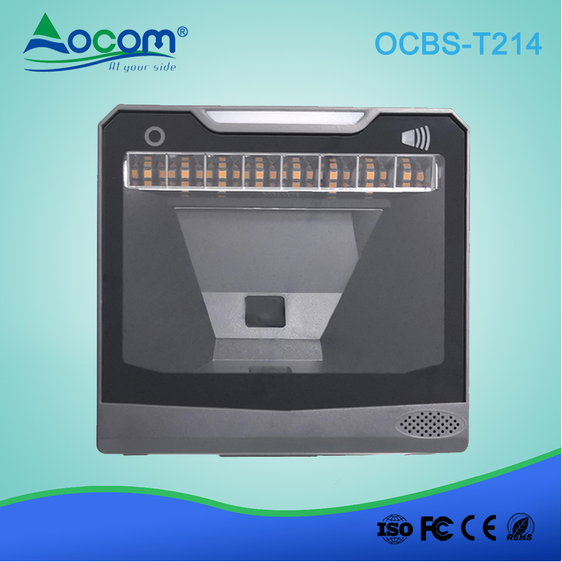 (OCBS-T214) Platform 2D Barcode Scanner with Large Reading Window