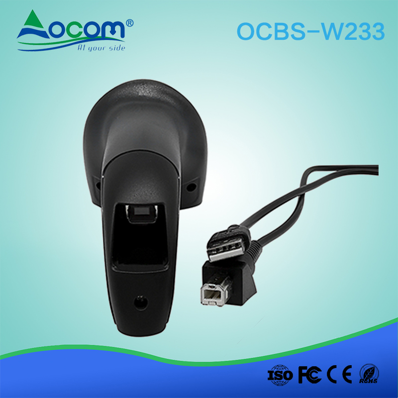 (OCBS-W233) Handheld QR Code Wireless 2D Barcode Scanner