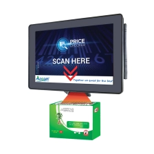 China (OCPC-001-A) 10.1 Inch Android-systeem pos Aanrakingsscherm Prijscontrole met 2D Barcode-scanner fabrikant