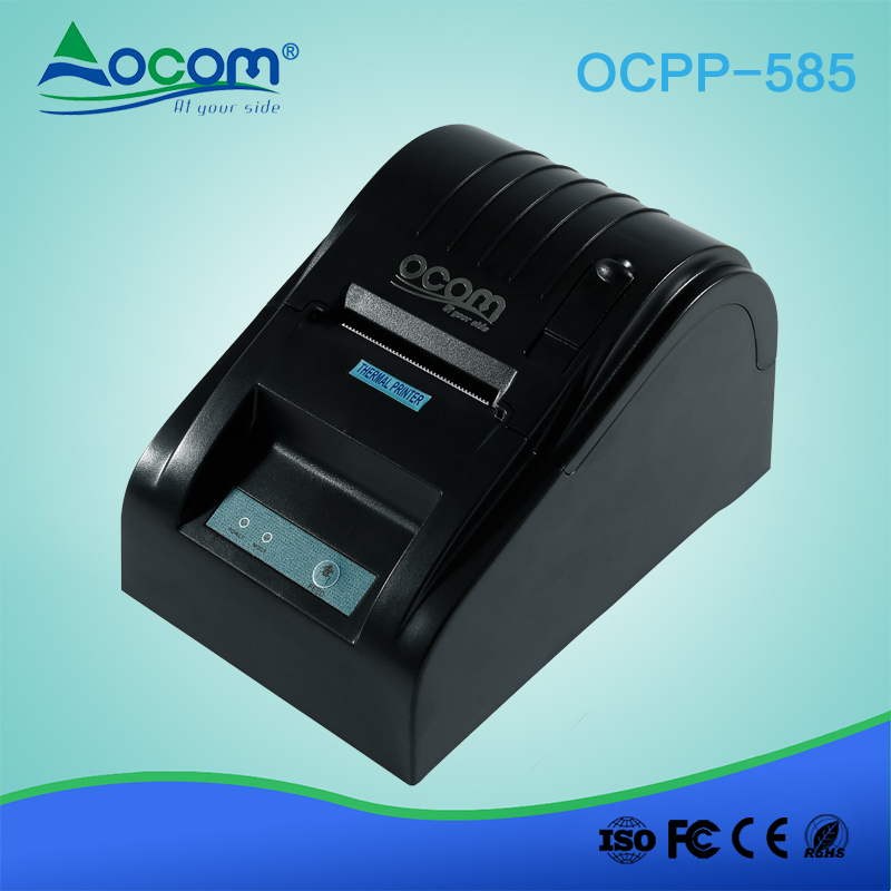 (OCPP -585) Rolo de papel térmico do USB do cabo do Desktop 58mm impressora térmica
