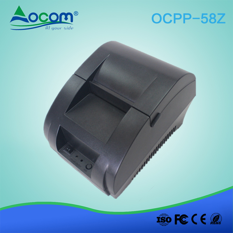(OCPP -58Z) Stampante termica per ricevute economica da 58 mm con alimentatore interno