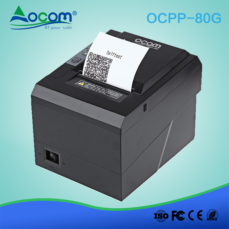 OCPP -80G Impresora térmica de recibos con código de barras de 80 mm para supermercados