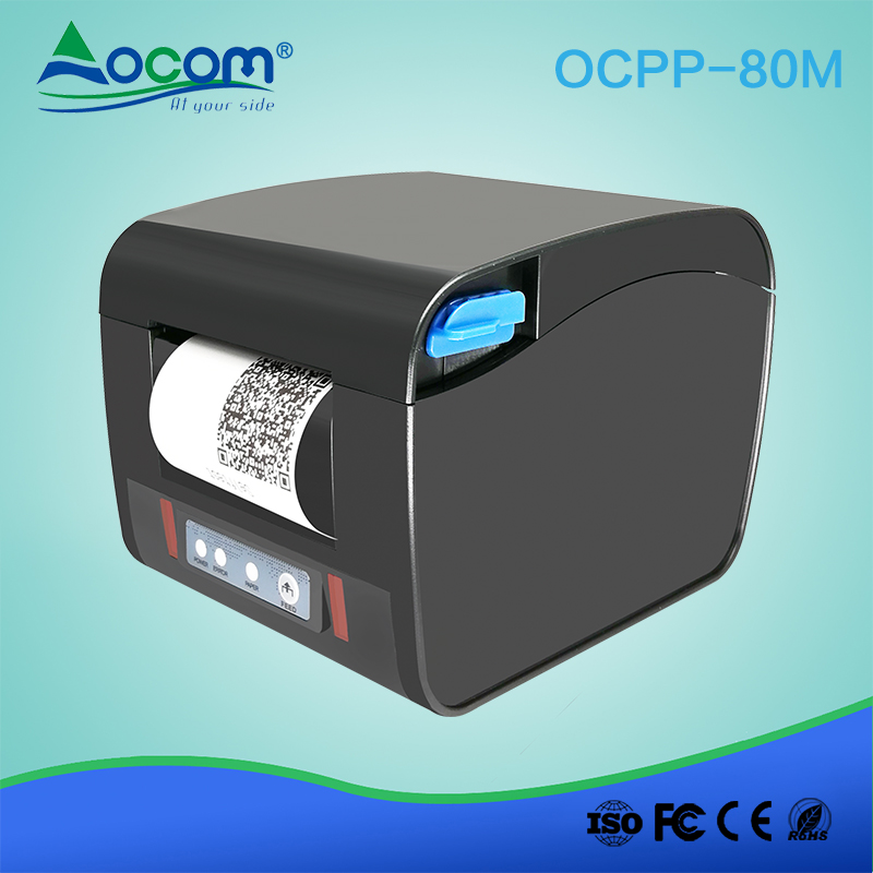 (OCPP - 80M) Impressora térmica de etiqueta de papel frontal de 3 polegadas com cortador