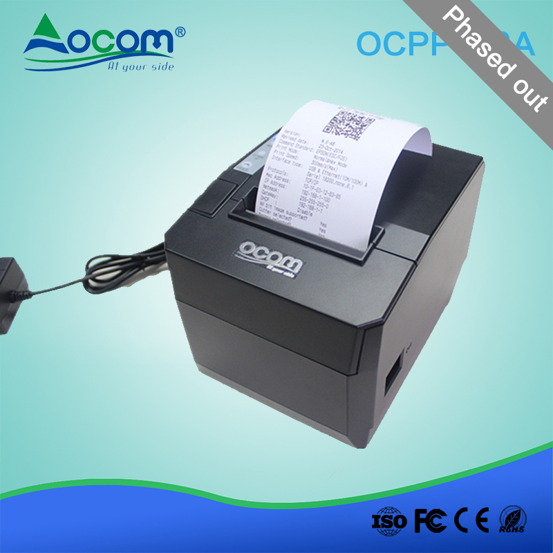Hoge kwaliteit Draadloze 80mm high speed thermische ontvangst printer met automatische snijder (OCPP-88A-W)