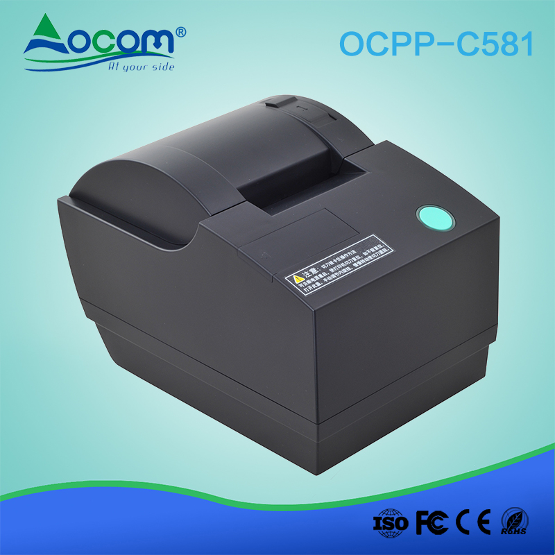 (OCPP -C581) Imprimante de reçus thermique de bureau de 58 mm avec massicot automatique