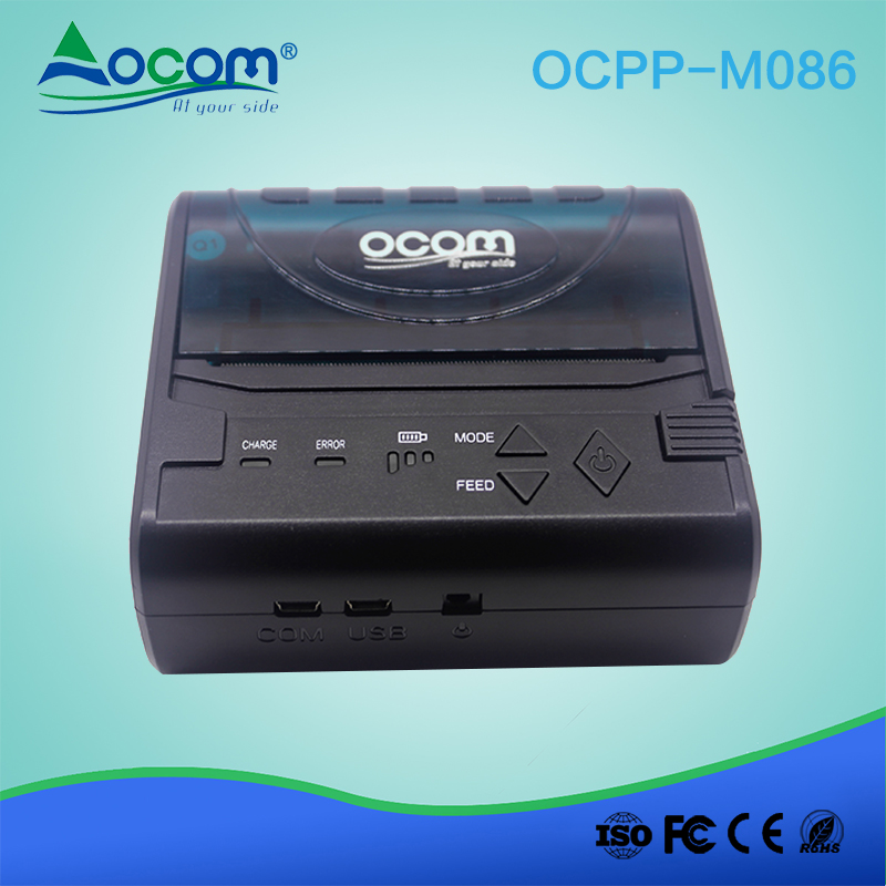 （OCPP -M086）3“热敏收据便携式手持POS票据打印机